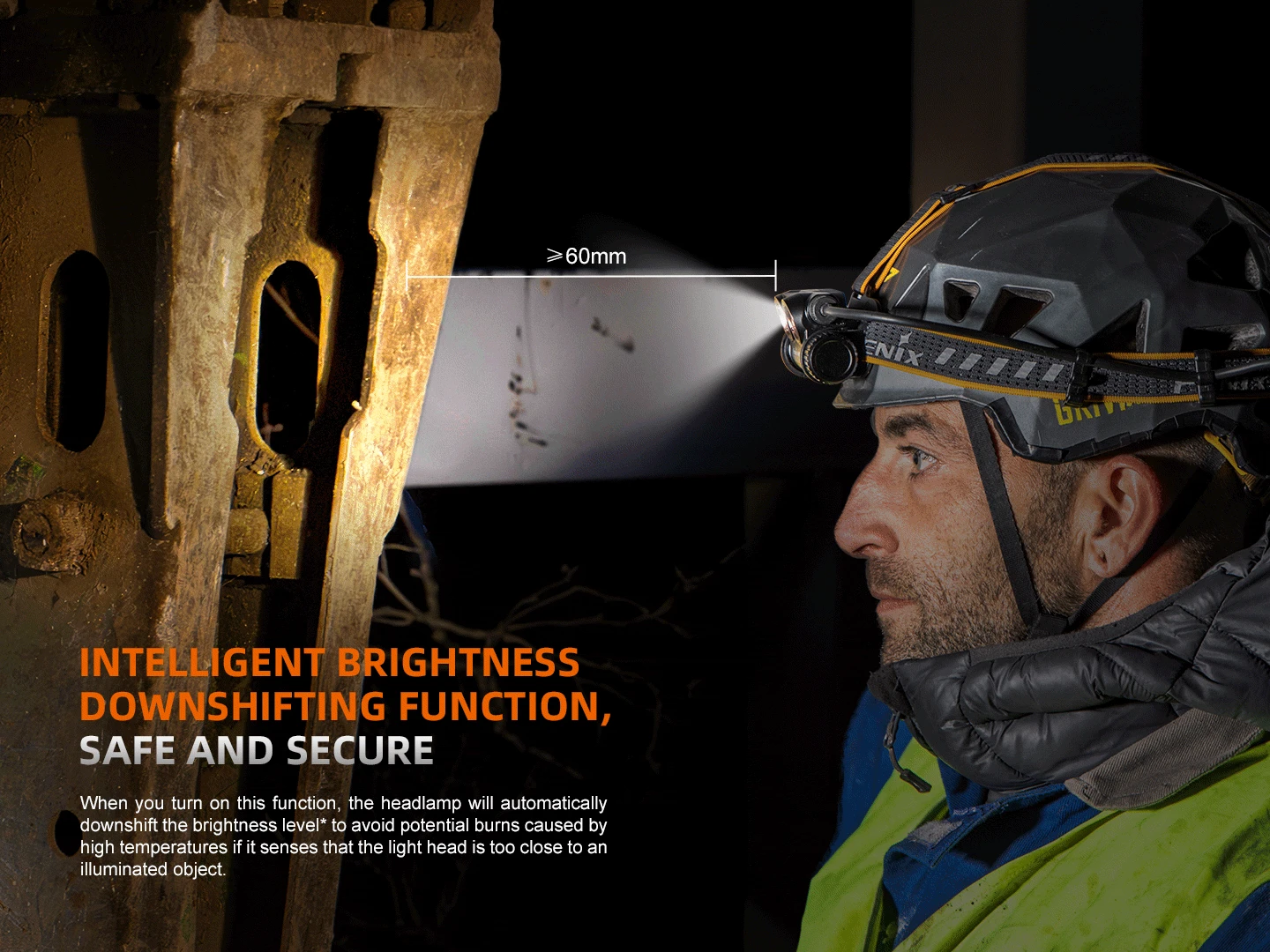 Fenix HM75R Rechargeable Industrial Headlamp - 1600 Lumens 13 Fenix HM75R Rechargeable Industrial Headlamp - 1600 Lumens - Image 13