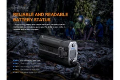 Fenix HP30R V2.0 LED Headlamp - 3000 Lumens -Fenix Shop Fenix HP30R V2 LED headlamp battery status