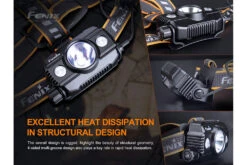 Fenix HP30R V2.0 LED Headlamp - 3000 Lumens -Fenix Shop Fenix HP30R V2 LED headlamp heat dissipation