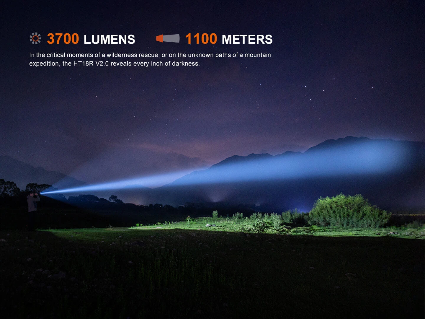 Fenix HT18R V2 Long-Range Hunting Flashlight 2 Fenix HT18R V2 Long-Range Hunting Flashlight - Image 2