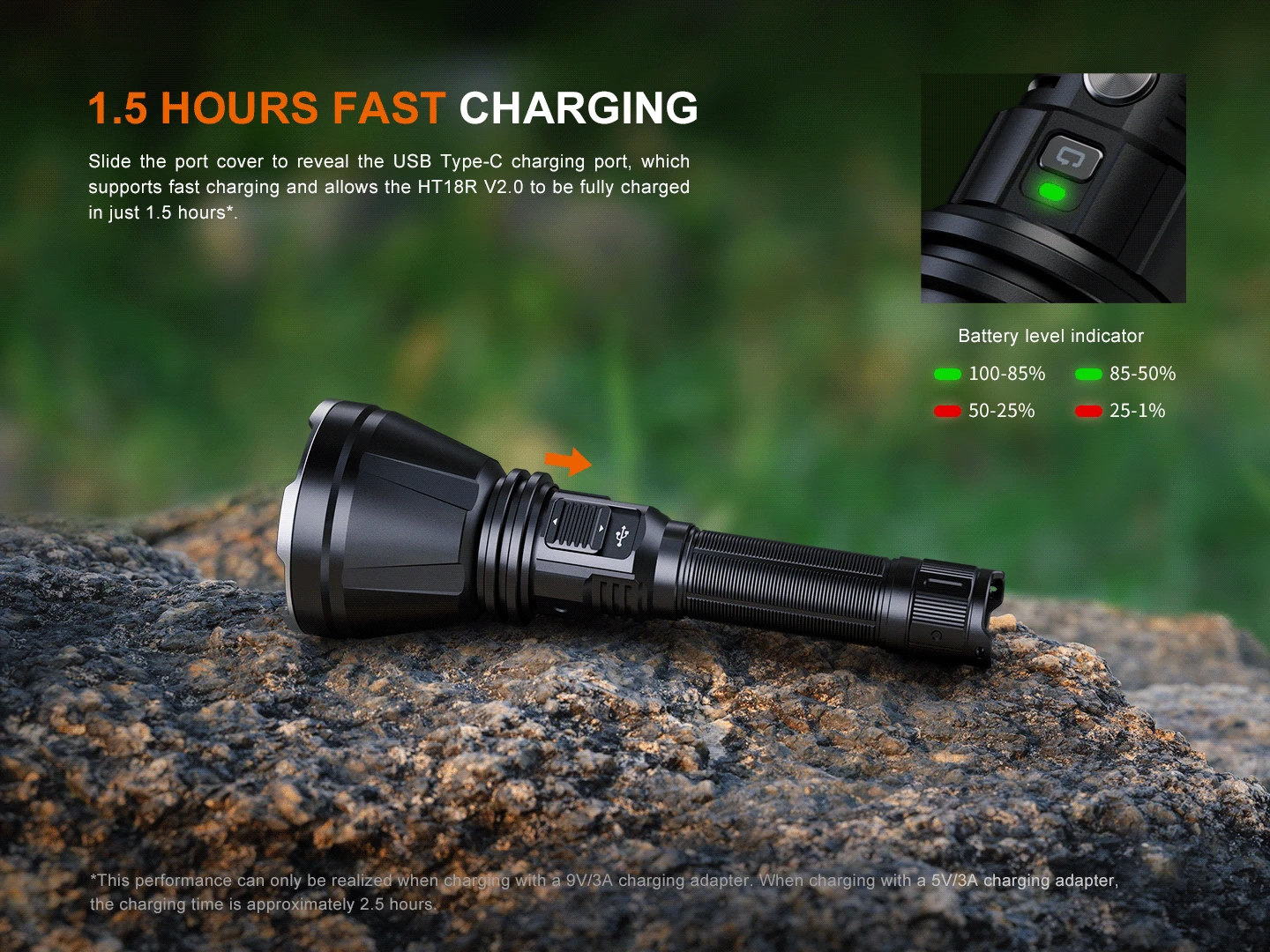 Fenix HT18R V2 Long-Range Hunting Flashlight 3 Fenix HT18R V2 Long-Range Hunting Flashlight - Image 3