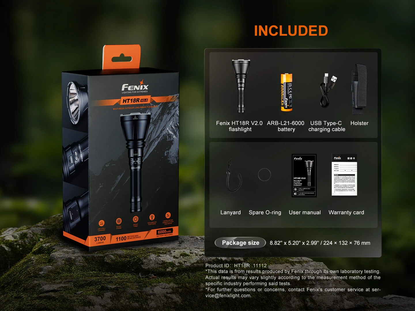 Fenix HT18R V2 Long-Range Hunting Flashlight 15 Fenix HT18R V2 Long-Range Hunting Flashlight - Image 15