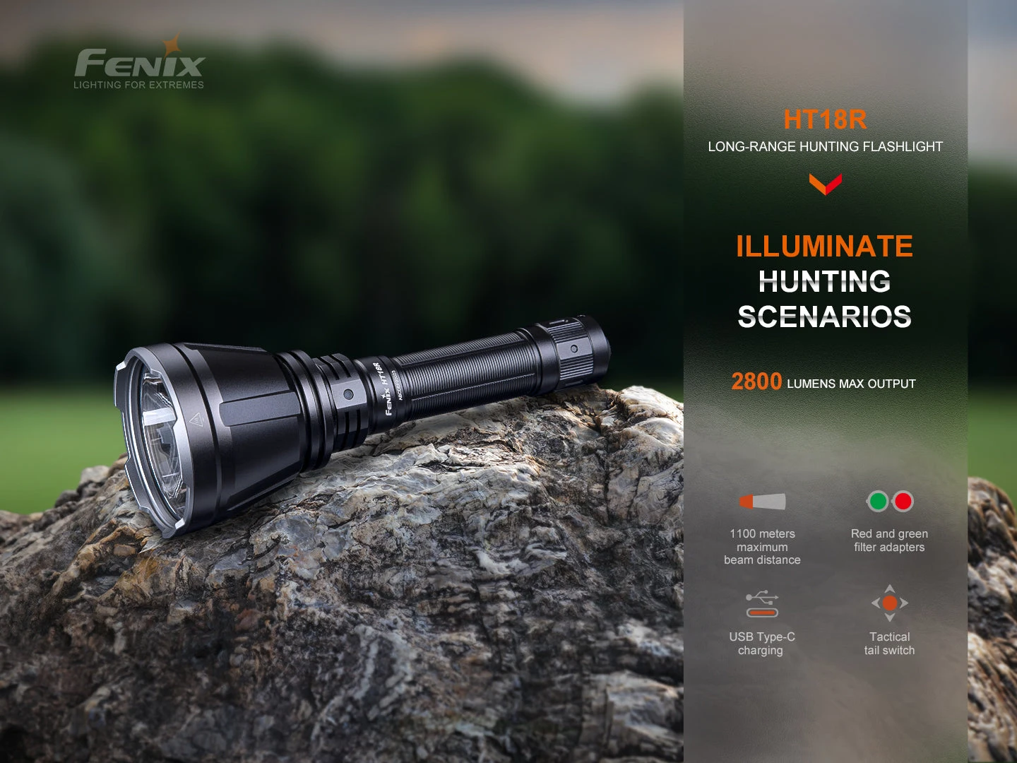 Fenix HT18R Rechargeable Hunting Kit With Mount And Remote Switch 3 Fenix HT18R Rechargeable Hunting Kit With Mount And Remote Switch - Image 3