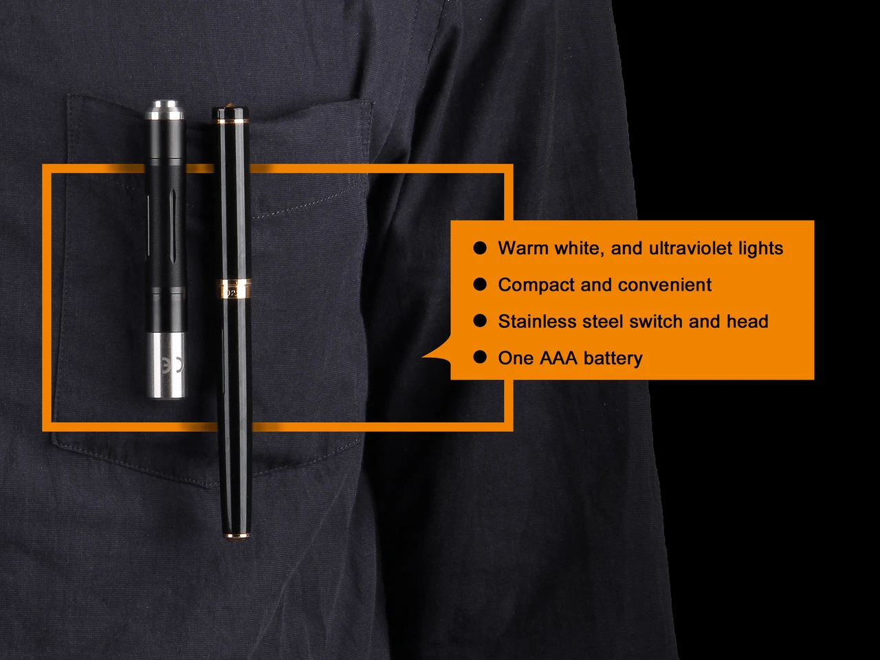 Fenix LD02 V2.0 EDC LED Penlight With UV Lighting 6 Fenix LD02 V2.0 EDC LED Penlight With UV Lighting - Image 6