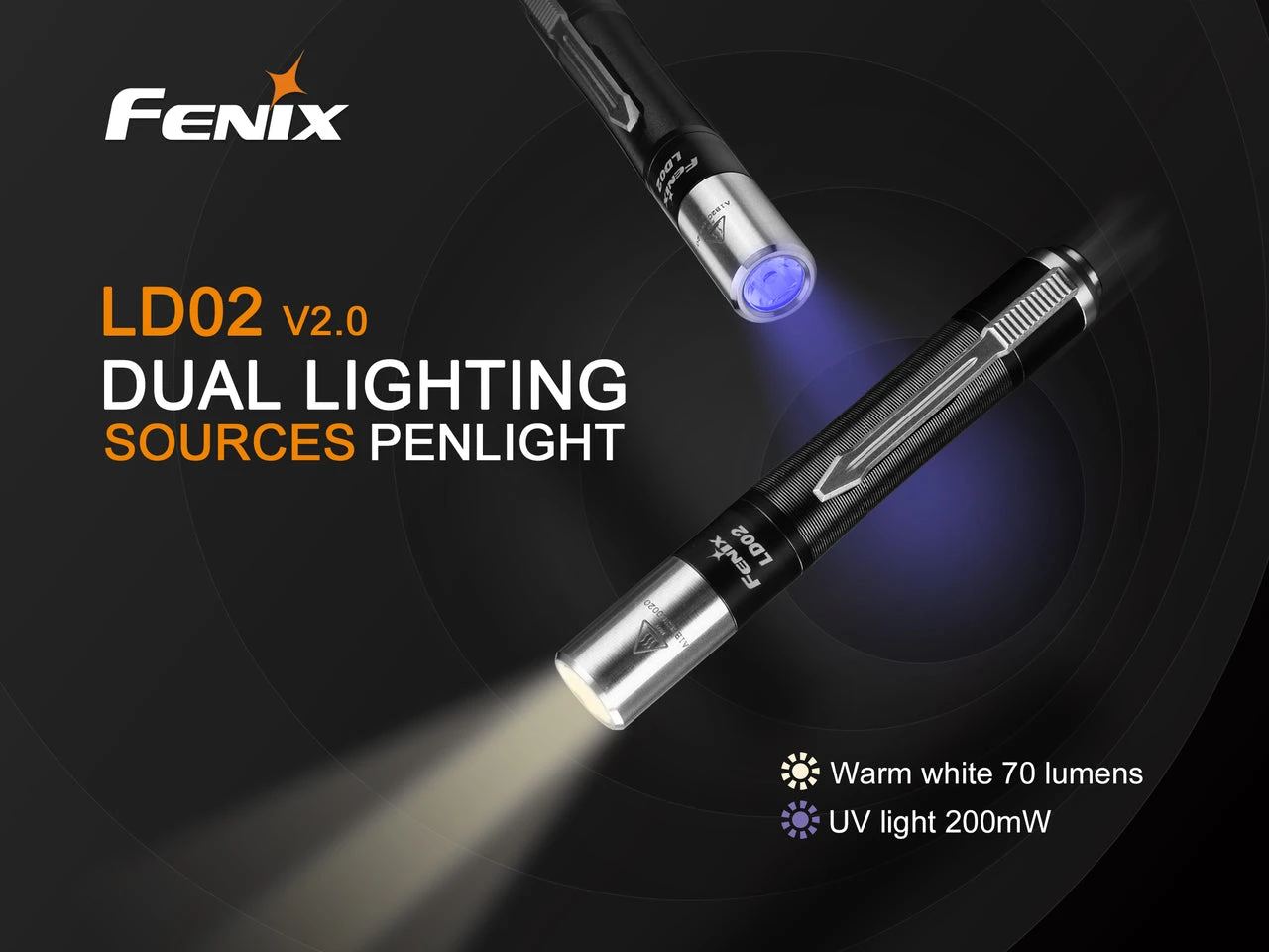 Fenix LD02 V2.0 EDC LED Penlight With UV Lighting 3 Fenix LD02 V2.0 EDC LED Penlight With UV Lighting - Image 3