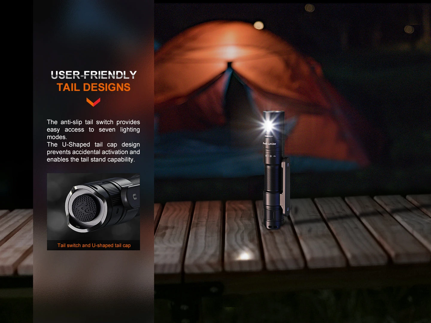 Fenix LD12R Dual Light Flashlight - 600 Lumens 10 Fenix LD12R Dual Light Flashlight - 600 Lumens - Image 10