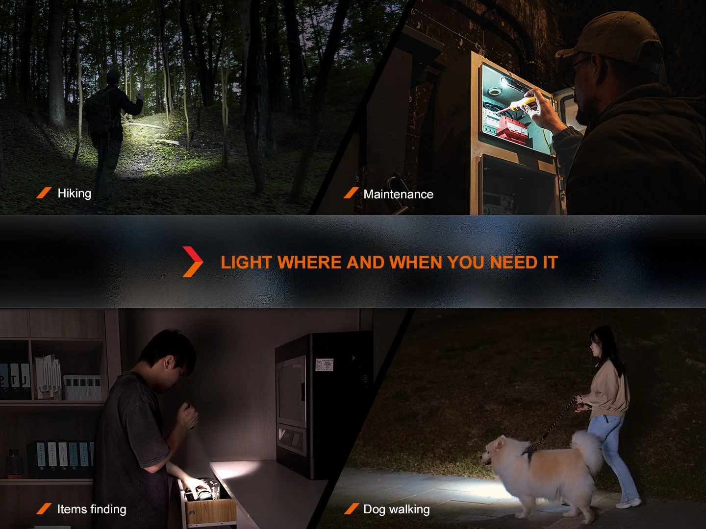 Fenix LD12R Dual Light Flashlight - 600 Lumens 6 Fenix LD12R Dual Light Flashlight - 600 Lumens - Image 6