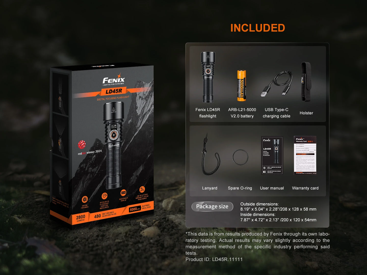 Fenix LD45R Digital Focus Rechargeable LED Flashlight 17 Fenix LD45R Digital Focus Rechargeable LED Flashlight - Image 17