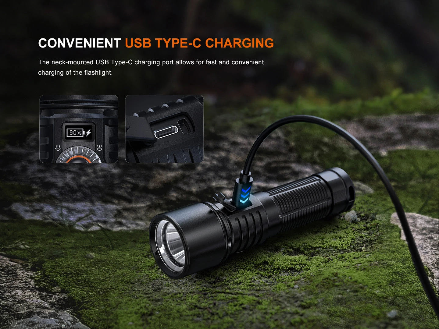 Fenix LD45R Digital Focus Rechargeable LED Flashlight 11 Fenix LD45R Digital Focus Rechargeable LED Flashlight - Image 11