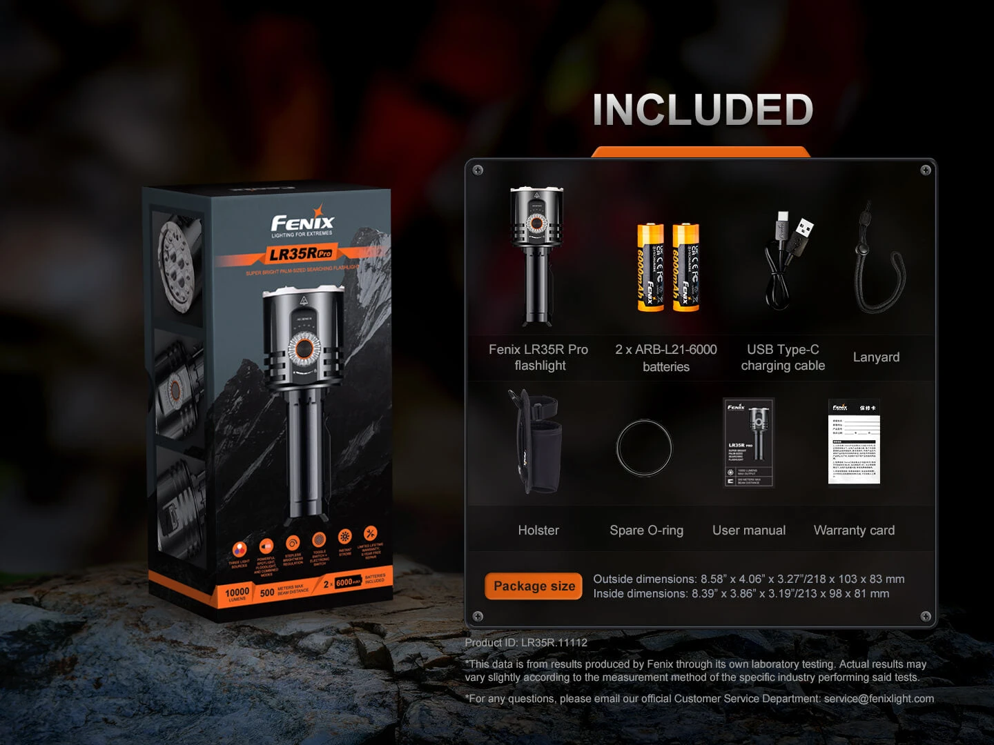 Fenix LR35R PRO Rechargeable Palm-Sized Searchlight 19 Fenix LR35R PRO Rechargeable Palm-Sized Searchlight - Image 19