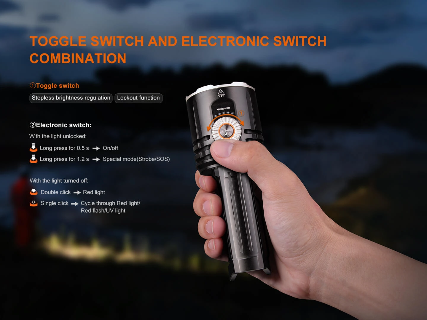 Fenix LR35R PRO Rechargeable Palm-Sized Searchlight 2 Fenix LR35R PRO Rechargeable Palm-Sized Searchlight - Image 2