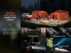 Fenix LR60R Rotary Switch Rechargeable Searchlight - 21000 Lumens -Fenix Shop Fenix LR60R Rotary Switch Searchlight handsfree