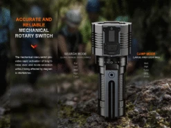 Fenix LR60R Rotary Switch Rechargeable Searchlight - 21000 Lumens -Fenix Shop Fenix LR60R Rotary Switch Searchlight switch