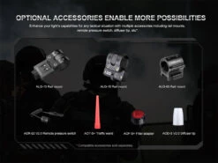 Fenix PD35R Compact Rechargeable Tactical Flashlight 29 Fenix PD35R Compact Rechargeable Tactical Flashlight -Fenix Shop Fenix PD35R Compact Flashlight accessories