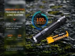Fenix PD35R Compact Rechargeable Tactical Flashlight 24 Fenix PD35R Compact Rechargeable Tactical Flashlight -Fenix Shop Fenix PD35R Compact Flashlight runtime