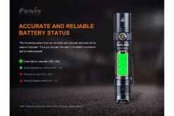Fenix PD35 V3.0 Everyday Carry Flashlight - 1700 Lumens -Fenix Shop Fenix PD35 V3 flashlight battery status