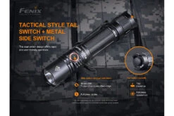 Fenix PD35 V3.0 Everyday Carry Flashlight - 1700 Lumens -Fenix Shop Fenix PD35 V3 flashlight tail switch