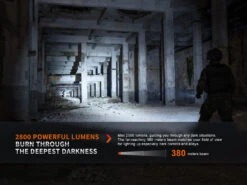 Fenix PD36R Pro 2800 Lumen Flashlight + FREE E03R V2 Keychain Light 25 Fenix PD36R Pro 2800 Lumen Flashlight + FREE E03R V2 Keychain Light -Fenix Shop Fenix PD36R Pro distance 1