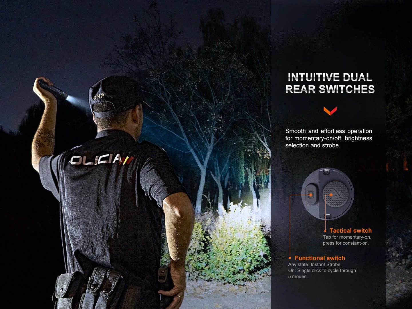 Fenix PD36R Pro 2800 Lumen Flashlight + FREE E03R V2 Keychain Light 4 Fenix PD36R Pro 2800 Lumen Flashlight + FREE E03R V2 Keychain Light - Image 4