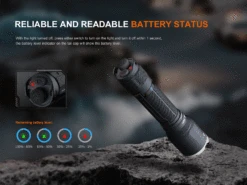 Fenix TK17 Dual Switch Tactical Flashlight 25 Fenix TK17 Dual Switch Tactical Flashlight -Fenix Shop Fenix TK17 Tactical Flashlight battery status