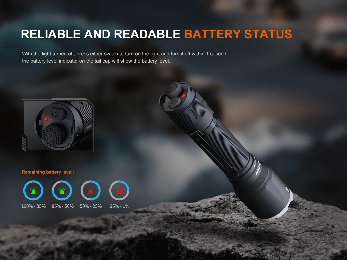 Fenix TK17 Dual Switch Tactical Flashlight 6 Fenix TK17 Dual Switch Tactical Flashlight - Image 6