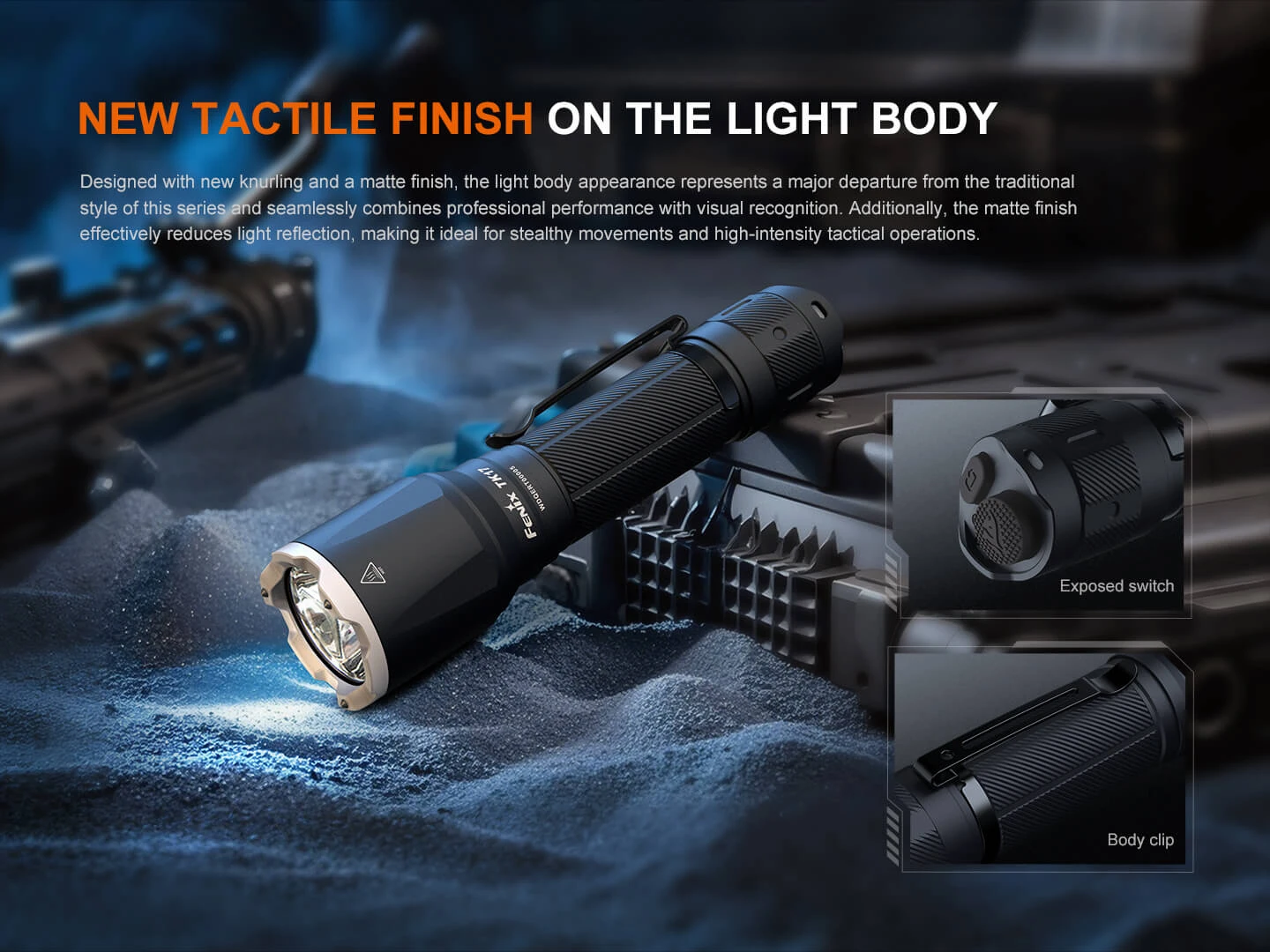 Fenix TK17 Dual Switch Tactical Flashlight 13 Fenix TK17 Dual Switch Tactical Flashlight - Image 13