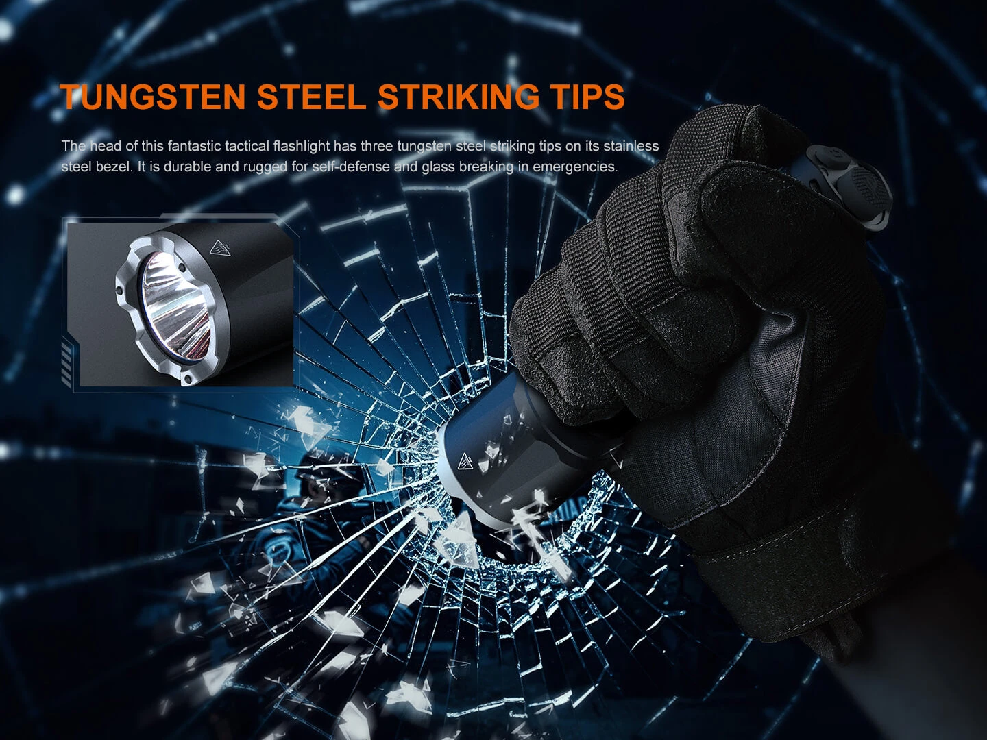 Fenix TK17 Dual Switch Tactical Flashlight 12 Fenix TK17 Dual Switch Tactical Flashlight - Image 12