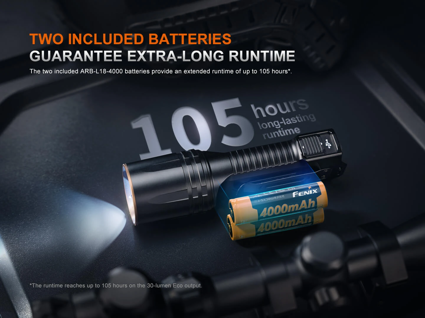 Fenix TK35R Rechargeable High-Performance Tactical Flashlight With UV Output 10 Fenix TK35R Rechargeable High-Performance Tactical Flashlight With UV Output - Image 10