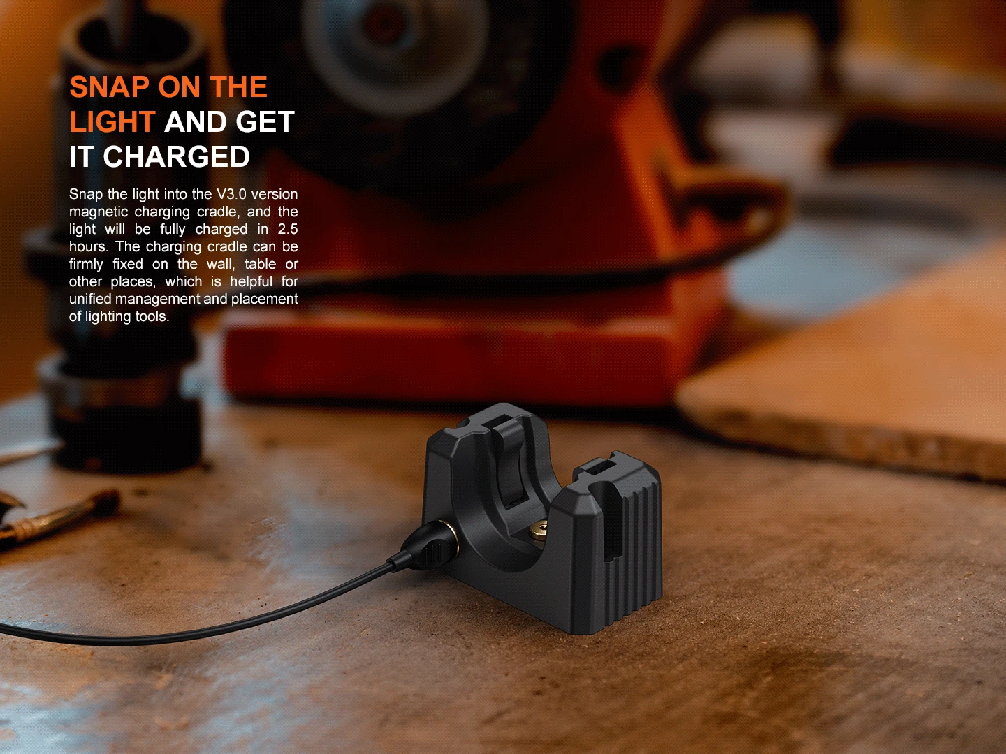 Fenix WF25RM Multifunctional Cradle Charging Duty Light 7 Fenix WF25RM Multifunctional Cradle Charging Duty Light - Image 7