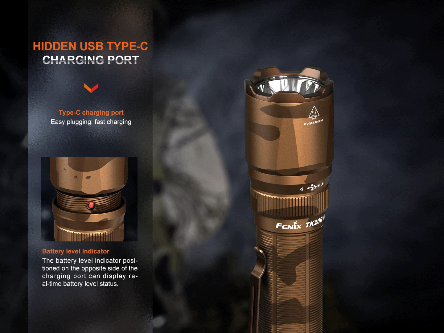 Fenix TK20R UE Tactical LED Flashlight - 2800 Lumens 8 Fenix TK20R UE Tactical LED Flashlight - 2800 Lumens - Image 8