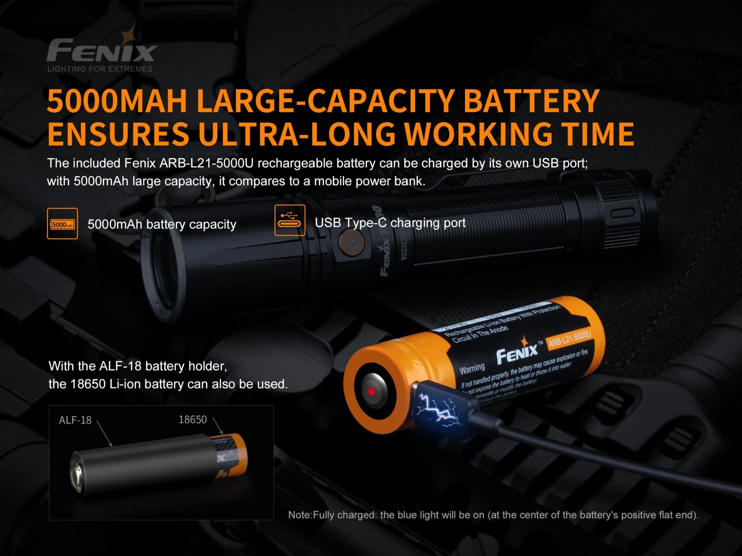 Fenix TK30 White Laser LED Flashlight 7 Fenix TK30 White Laser LED Flashlight - Image 7