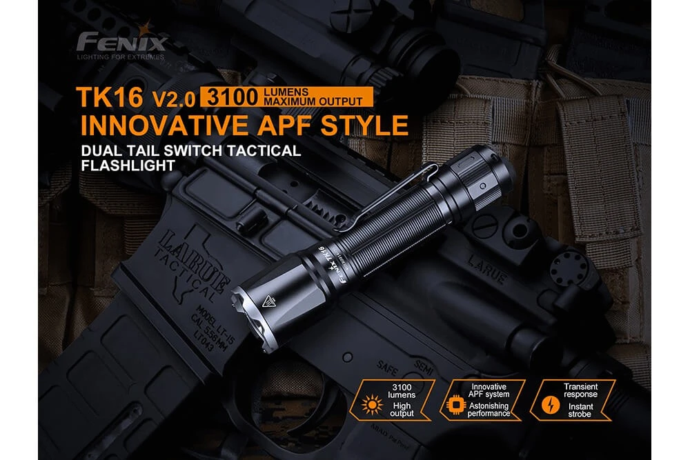 Fenix TK16 V2.0 Tactical Flashlight - 3100 Lumens 3 Fenix TK16 V2.0 Tactical Flashlight - 3100 Lumens - Image 3