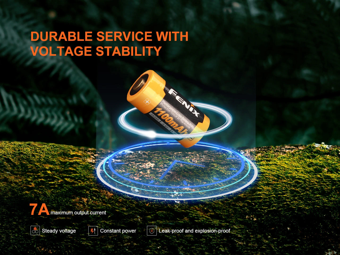 Fenix ARB-L18-1100 Rechargeable 18350 Battery 7 Fenix ARB-L18-1100 Rechargeable 18350 Battery - Image 7