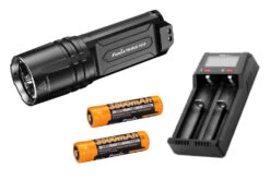Fenix TK35UE V2 + 18650 Batteries And Charger Bundle